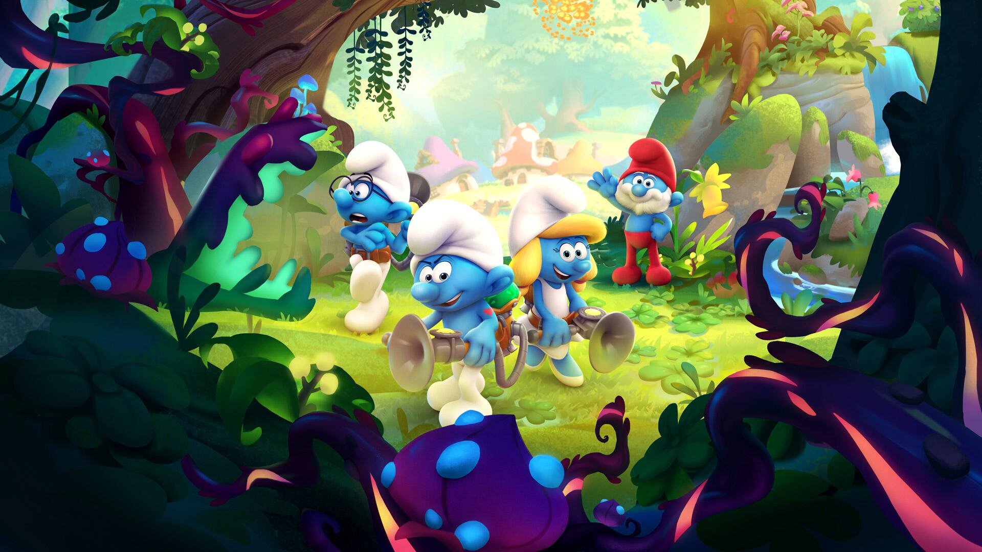 Игра смурфики. The Smurfs Mission VILEAF. Смурфики: операция злолист смурфастическое издание. Игра Смурфики Нинтендо свитч. Смурфики игра на ПК.